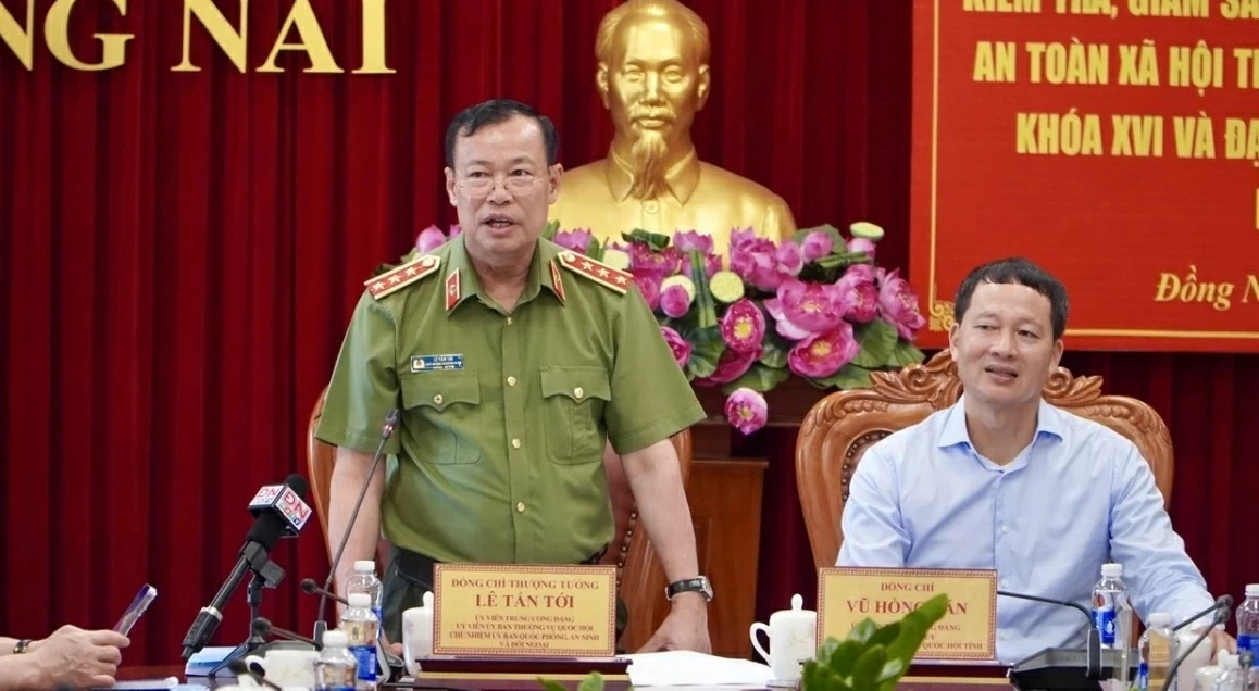 Tỉnh Đồng Nai: Rộn ràng ngày hội bầu cử tại ấp 7, xã Lộc Thạnh Tỉnh Đồng Nai: Rộn ràng ngày hội bầu cử tại ấp 7, xã Lộc Thạnh