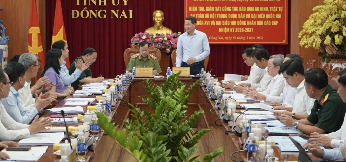 Tỉnh Đồng Nai: Rộn ràng ngày hội bầu cử tại ấp 7, xã Lộc Thạnh