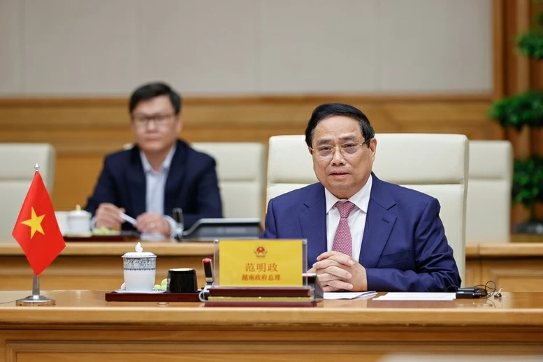 Thủ tướng Phạm Minh Chính tiếp các Bộ trưởng Ngoại giao, Quốc phòng và Công an Trung Quốc