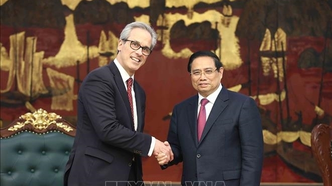 Thủ tướng Chính phủ Phạm Minh Chính tiếp Đoàn Thanh tra EU về chống khai thác hải sản