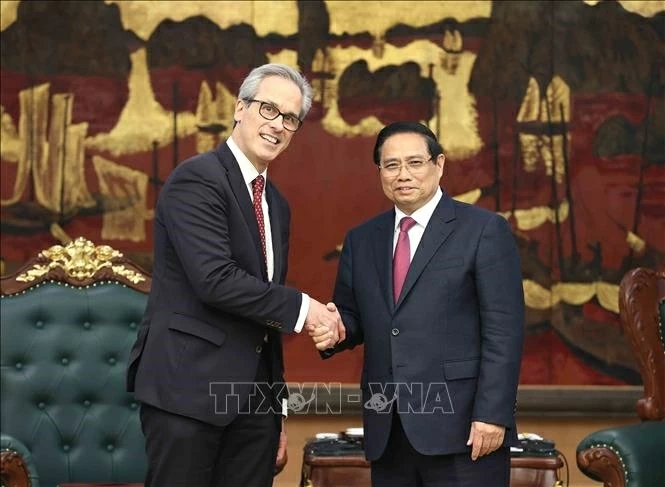 Thủ tướng Chính phủ Phạm Minh Chính tiếp Đoàn Thanh tra EU về chống khai thác hải sản Thủ tướng Chính phủ Phạm Minh Chính tiếp Đoàn Thanh tra EU về chống khai thác hải sản