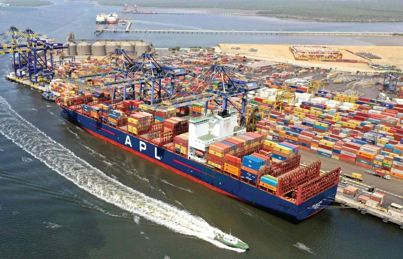 Cảng Karachi, Pakistan được nhìn từ trên cao. (Nguồn: Profit by Pakistan Today)