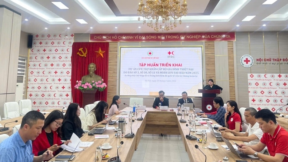 Tập huấn triển khai dự án cứu trợ khẩn cấp hộ gia đình thiệt hại do bão và hoàn lưu sau bão