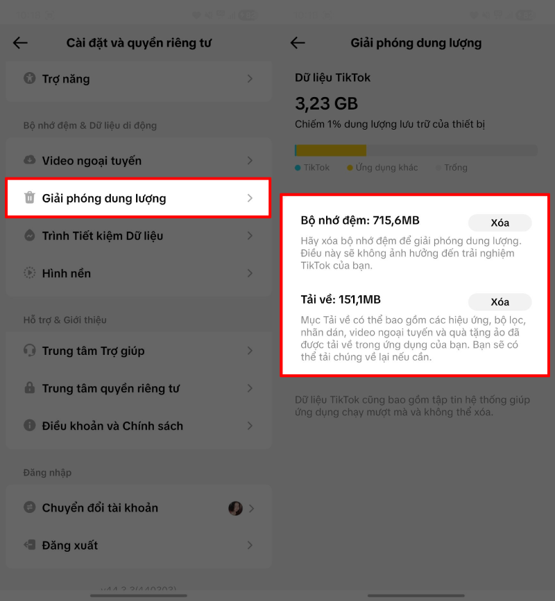 Kéo xuống phía dưới màn hình cho đến khi thấy phần Lưu trữ. Kéo xuống phía dưới màn hình cho đến khi thấy phần Lưu trữ.