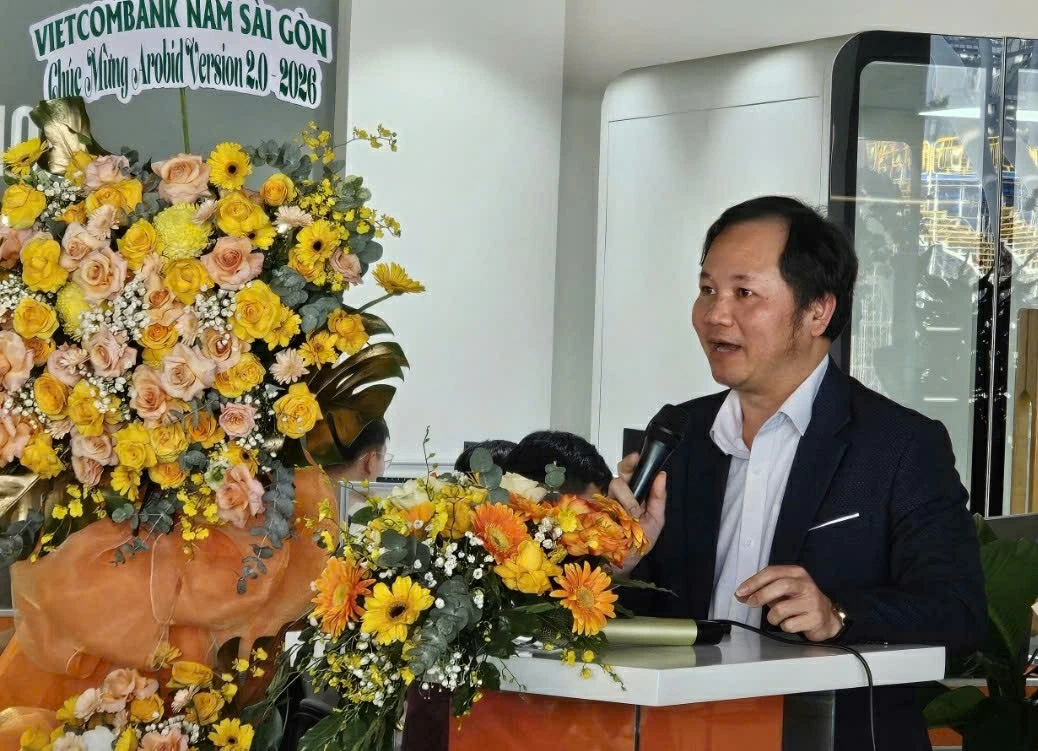 Ông Cao Xuân Thắng, Tham tán Thương mại, Trưởng Thương vụ Việt Nam tại Singapore, phát biểu