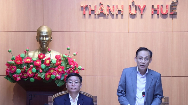 Thông qua dự thảo báo cáo kết quả giám sát Ban Thường vụ Thành ủy Huế