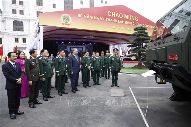 Tổng Bí thư Tô Lâm: Binh chủng Công binh tiếp tục phát huy truyền thống Mở đường thắng lợi