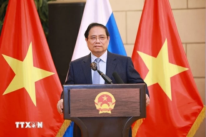 Thủ tướng Phạm Minh Chính gặp gỡ cộng đồng người Việt Nam tại Liên bang Nga