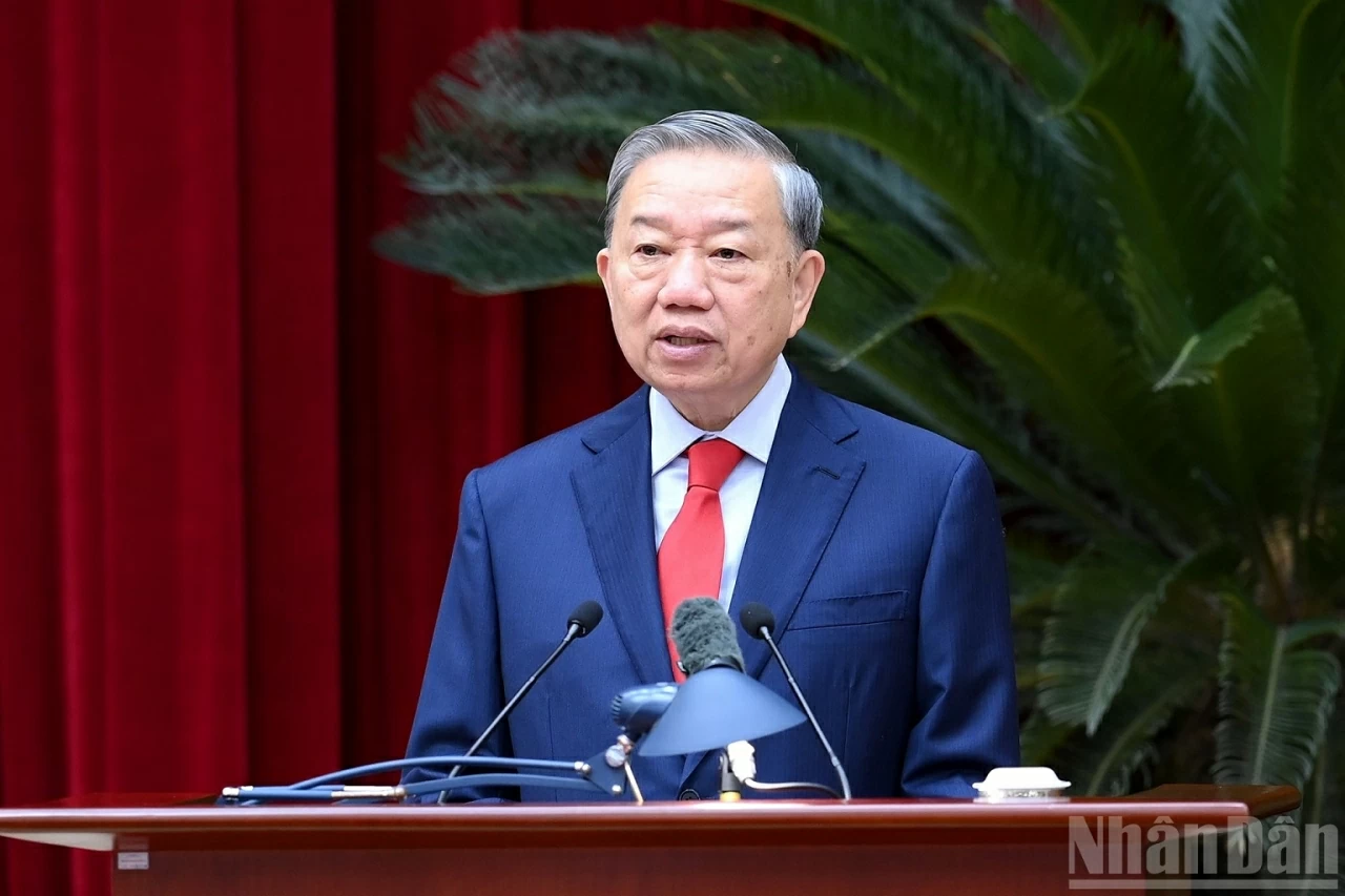 Toàn văn phát biểu của Tổng Bí thư Tô Lâm tại khai mạc Hội nghị lần thứ hai Ban Chấp hành Trung ương Đảng khóa XIV Toàn văn phát biểu của Tổng Bí thư Tô Lâm tại khai mạc Hội nghị lần thứ hai Ban Chấp hành Trung ương Đảng khóa XIV