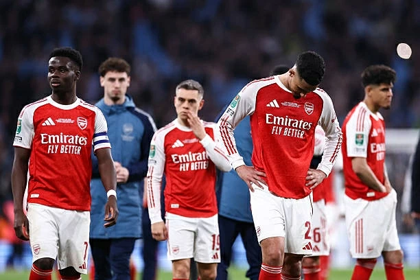 Arsenal thất bại trong cả 4 lần vào chung kết Carabao Cup gần nhất. (Nguồn: Getty Images)