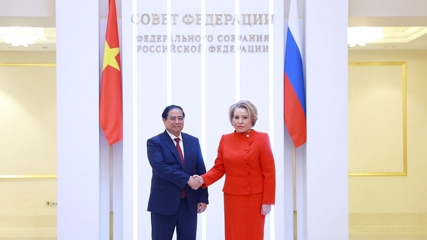 Thủ tướng Chính phủ Phạm Minh Chính hội kiến Chủ tịch Hội đồng Liên bang Nga Valentina Matviyenko