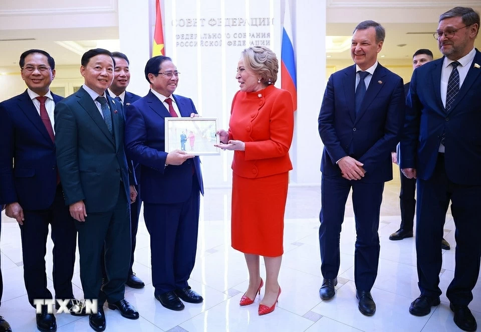 Thủ tướng Chính phủ Phạm Minh Chính hội kiến Chủ tịch Hội đồng Liên bang Nga Valentina Matviyenko