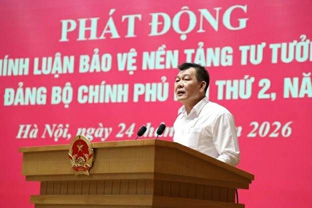 Đảng bộ Chính phủ phát động Cuộc thi chính luận bảo vệ nền tảng tư tưởng của Đảng, quán triệt Chương trình hành động thực hiện Nghị quyết Đại hội XIV