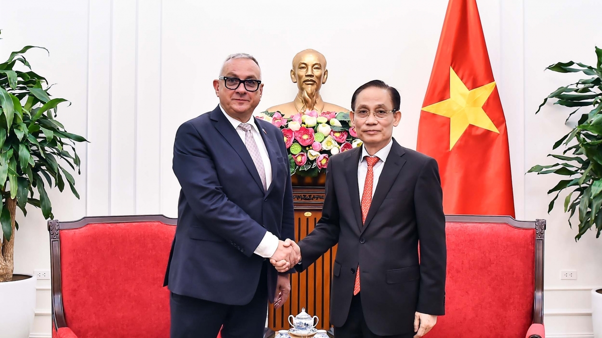 Bộ trưởng Ngoại giao Lê Hoài Trung hội đàm với Cao ủy Liên minh Châu Âu (EU) về Đối tác quốc tế