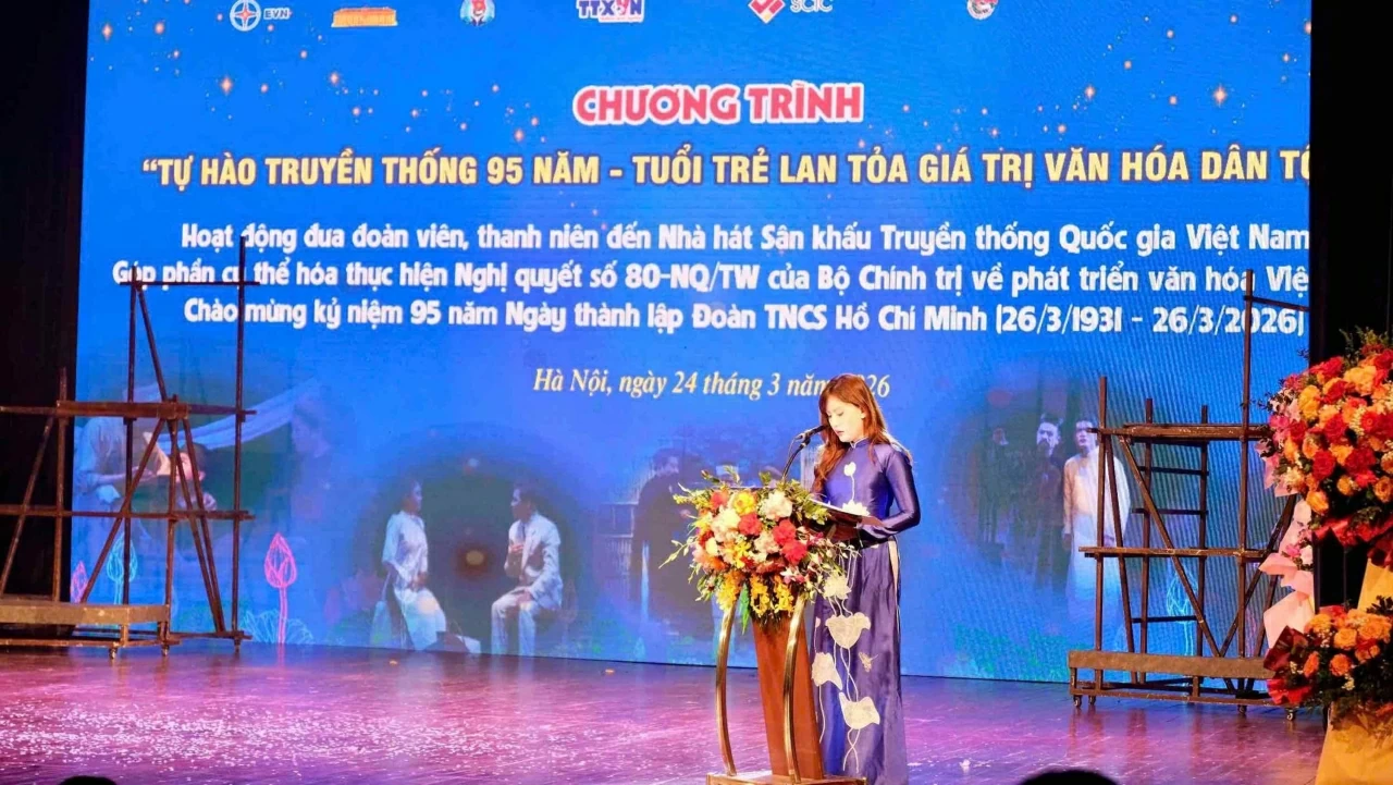 Tự hào truyền thống 95 năm Đoàn TNCS Hồ Chí Minh: Tuổi trẻ lan tỏa giá trị văn hóa dân tộc Tự hào truyền thống 95 năm Đoàn TNCS Hồ Chí Minh: Tuổi trẻ lan tỏa giá trị văn hóa dân tộc