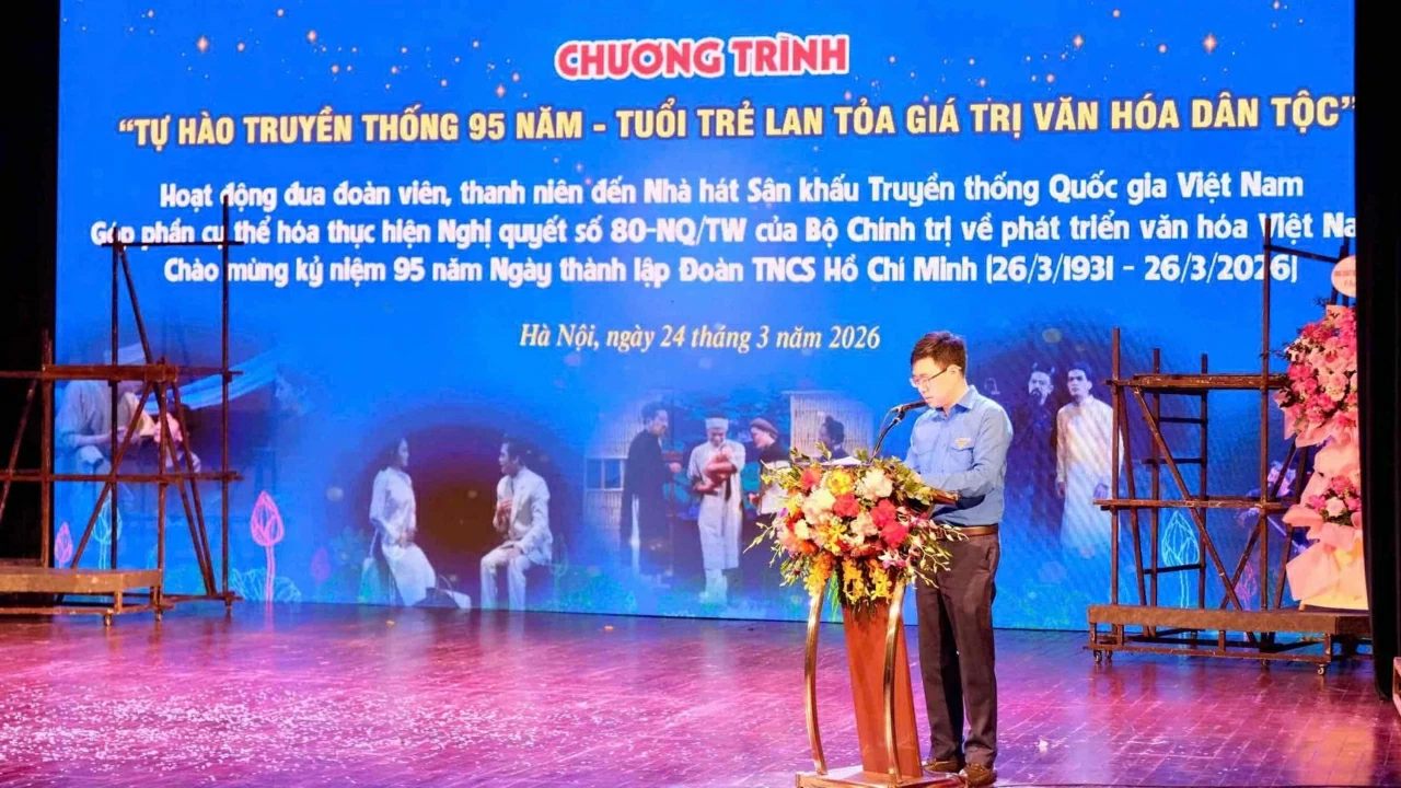 Tự hào truyền thống 95 năm Đoàn TNCS Hồ Chí Minh: Tuổi trẻ lan tỏa giá trị văn hóa dân tộc Tự hào truyền thống 95 năm Đoàn TNCS Hồ Chí Minh: Tuổi trẻ lan tỏa giá trị văn hóa dân tộc