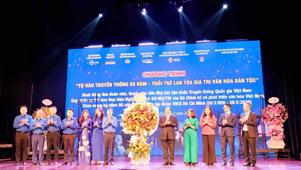 Tự hào truyền thống 95 năm Đoàn TNCS Hồ Chí Minh: Tuổi trẻ lan tỏa giá trị văn hóa dân tộc