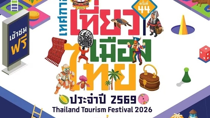 TAT kích cầu du lịch nội địa với Lễ hội du lịch Thái Lan 2026