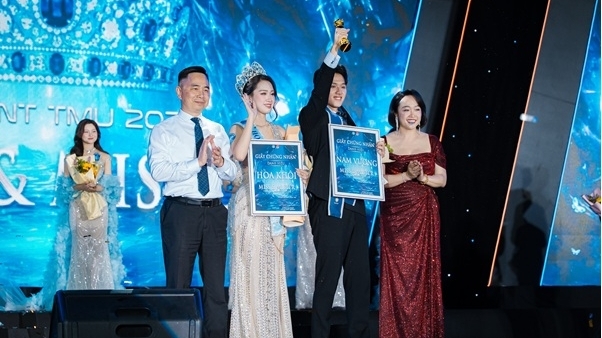 Sinh viên khoa Khách sạn du lịch đăng quang Nam vương Miss & Mister TMU 2026