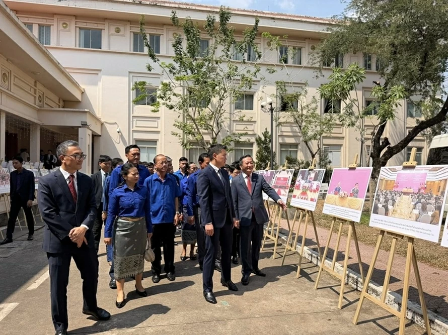 Đảng uỷ, Đại sứ quán, Ban cán sự Đoàn Thanh niên Cộng sản Hồ Chí Minh tại Lào Kỷ niệm 95 năm ngày thành lập Đoàn Thanh niên Cộng sản Hồ Chí Minh