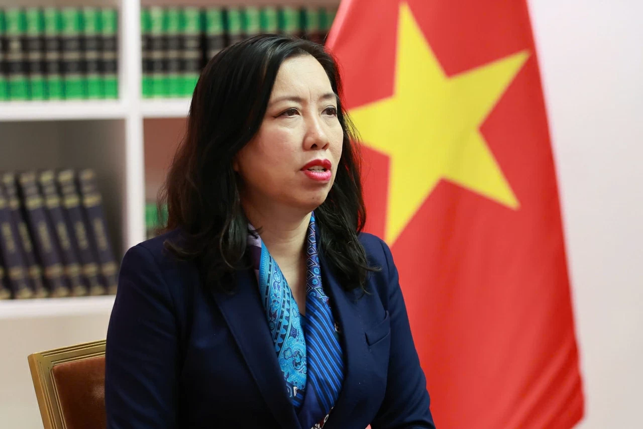 Trả lời phỏng vấn của Thứ trưởng Bộ Ngoại giao Lê Thị Thu Hằng sau chuyến thăm Nga của Thủ tướng Chình phủ Phạm Minh Chính Trả lời phỏng vấn của Thứ trưởng Bộ Ngoại giao Lê Thị Thu Hằng sau chuyến thăm Nga của Thủ tướng Chình phủ Phạm Minh Chính
