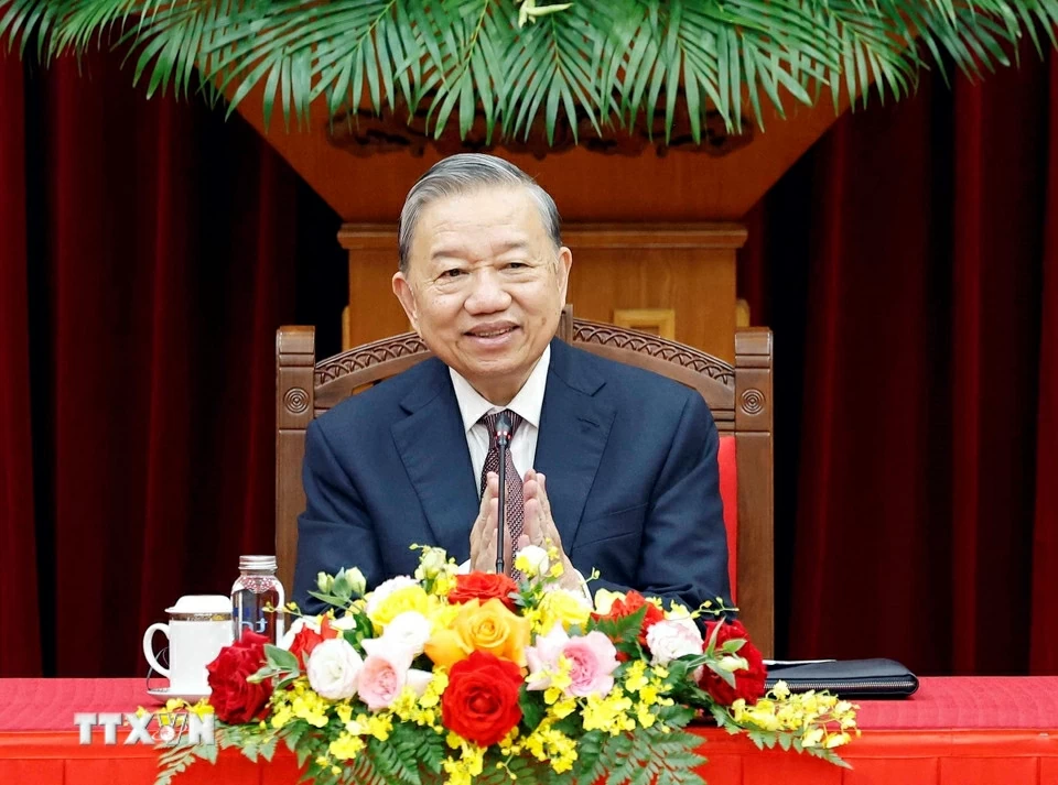 Tổng Bí thư Tô Lâm tiếp lãnh đạo một số tập đoàn thành viên Hội đồng Kinh doanh châu Á