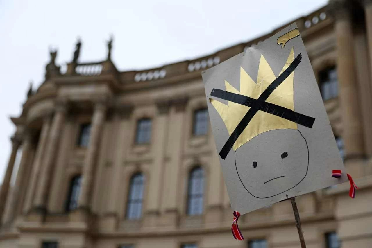 Nhóm nhà hoạt động tại Berlin xuống đường trong phong trào Làn sóng biểu tình ‘No Kings’ bủa vây nước Mỹ