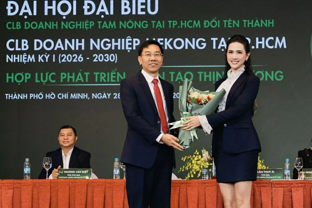 Hoa hậu Phan Thị Mơ làm Phó Chủ tịch CLB Doanh nghiệp Mekong TP. Hồ Chí Minh