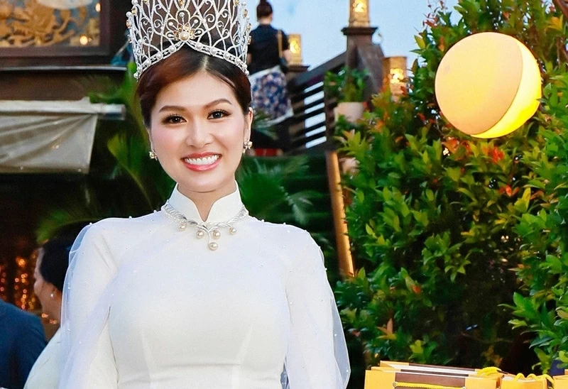 Hoa hậu Oanh Yến. (Nguồn: Vietnamnet) Hoa hậu Oanh Yến. (Nguồn: Vietnamnet)