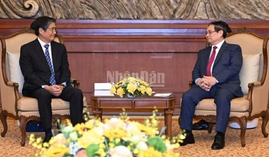 Thủ tướng Phạm Minh Chính tiếp Đại sứ Nhật Bản tại Việt Nam Ito Naoki