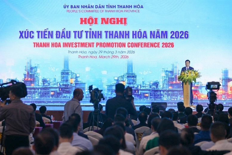 Chủ tịch UBND tỉnh Thanh Hóa Nguyễn Hoài Anh phát biểu khai mạc. (Ảnh: Nhật Bắc) Chủ tịch UBND tỉnh Thanh Hóa Nguyễn Hoài Anh phát biểu khai mạc. (Ảnh: Nhật Bắc)
