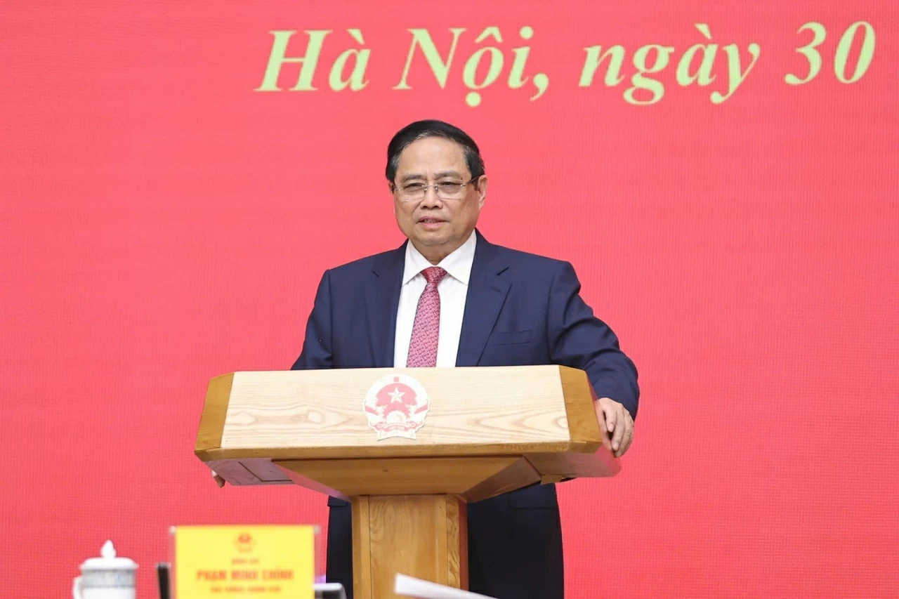 Thủ tướng Phạm Minh Chính chủ trì Hội nghị Đảng ủy Chính phủ - Ảnh: VGP/Nhật Bắc Thủ tướng Phạm Minh Chính chủ trì Hội nghị Đảng ủy Chính phủ - Ảnh: VGP/Nhật Bắc