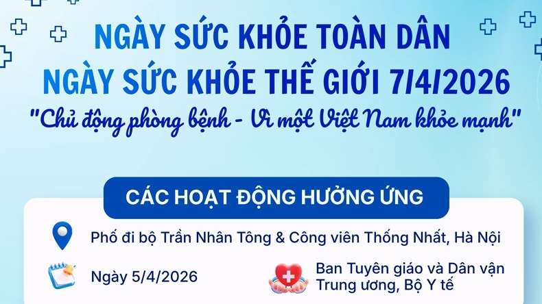 Nhiều hoạt động hưởng ứng Ngày Sức khỏe toàn dân và Ngày Sức khỏe thế giới