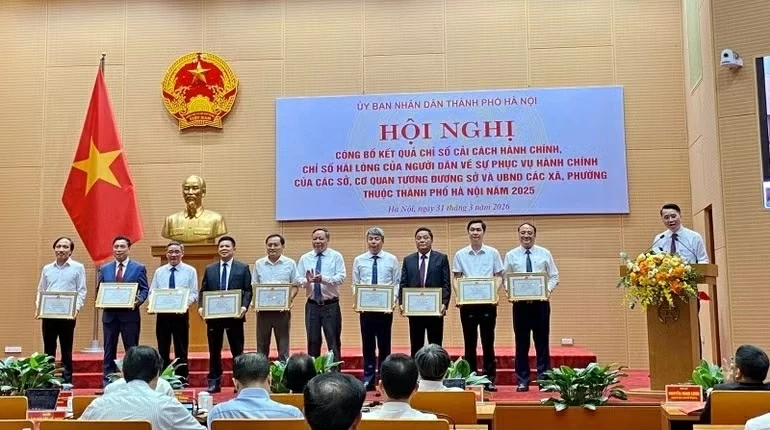 Hà Nội công bố kết quả chỉ số cải cách hành chính năm 2025 Hà Nội công bố kết quả chỉ số cải cách hành chính năm 2025
