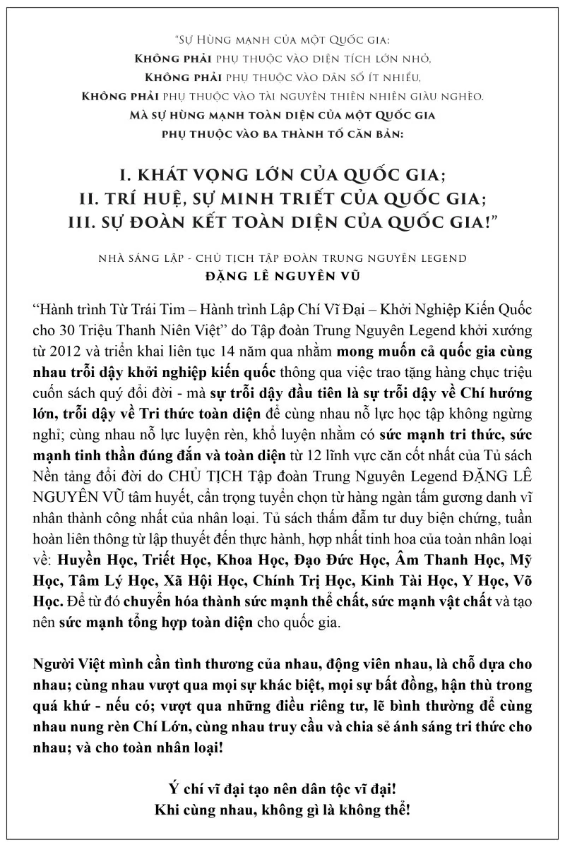 Hành trình từ Trái tim: Hun đúc khát vọng lớn cho thanh niên Việt