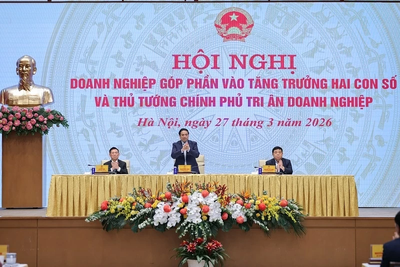 Thủ tướng Phạm Minh Chính chủ trì Hội nghị. (Nguồn: VGP)