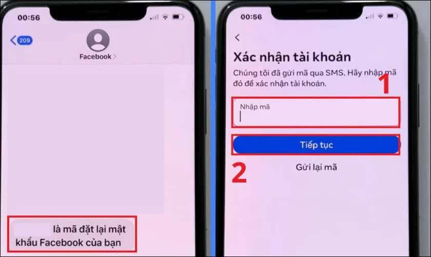 Kiểm tra hộp thư hoặc tin nhắn.