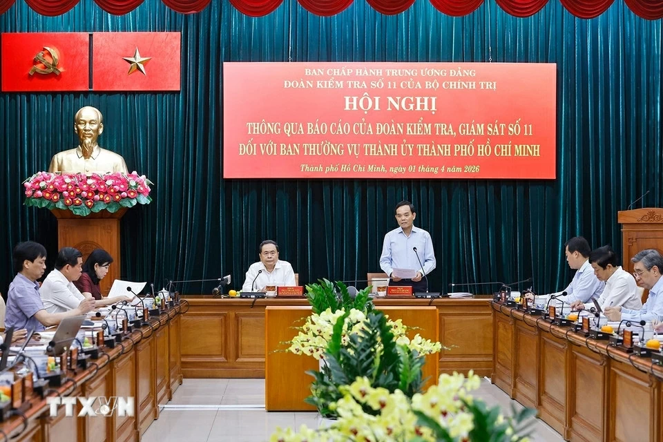 Thông qua Báo cáo kiểm tra, giám sát với Ban Thường vụ Thành ủy TP. Hồ Chí Minh