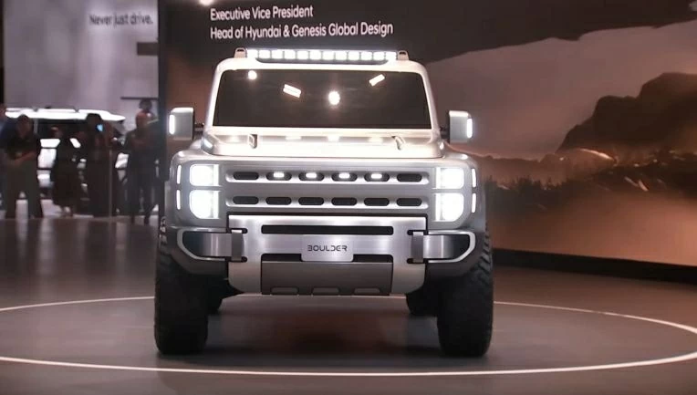 Cận cảnh Hyundai Boulder Concept ra mắt tại Mỹ