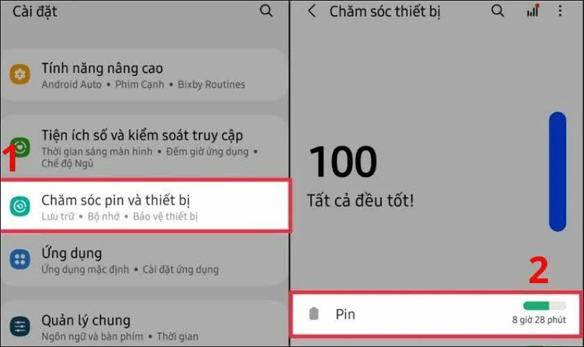 Đầu tiên, mở ứng dụng Cài đặt trên điện thoại. 