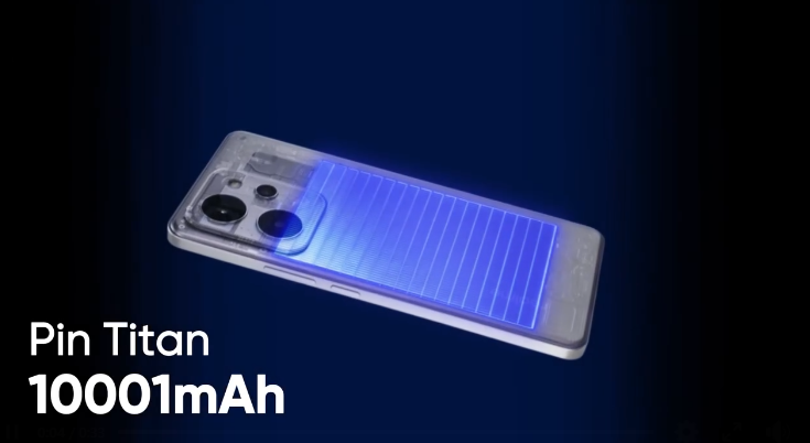 Realme P4 Power nổi bật với viên pin dung lượng lên tới 10.001 mAh. Realme P4 Power nổi bật với viên pin dung lượng lên tới 10.001 mAh.