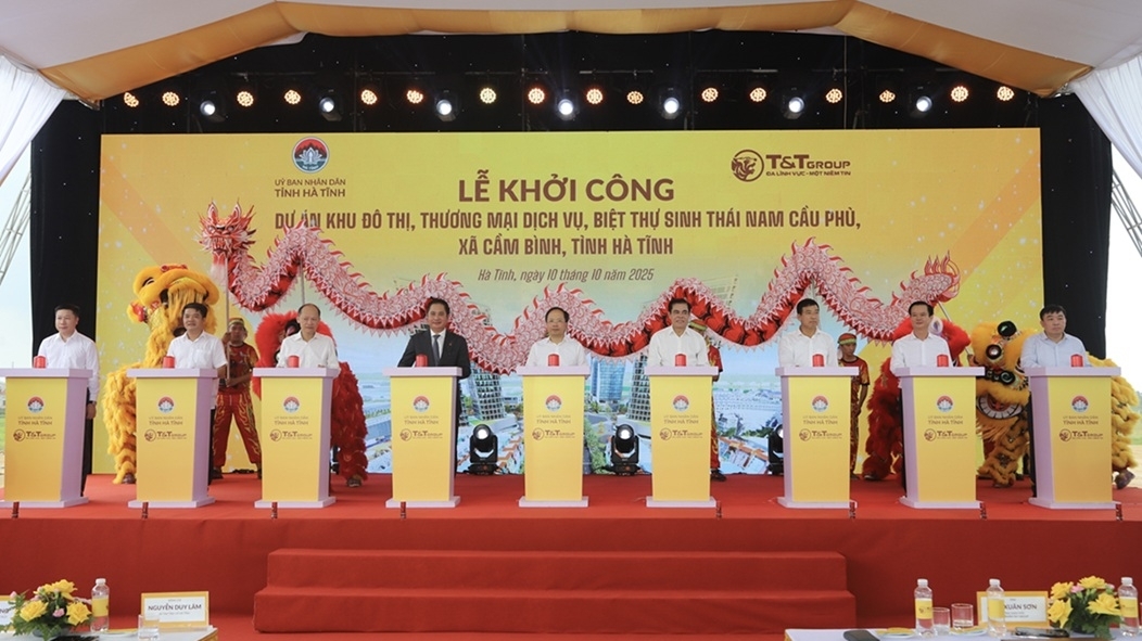 T&T Group khởi công khu đô thị sinh thái kiểu mẫu đầu tiên ở phía Nam Hà Tĩnh