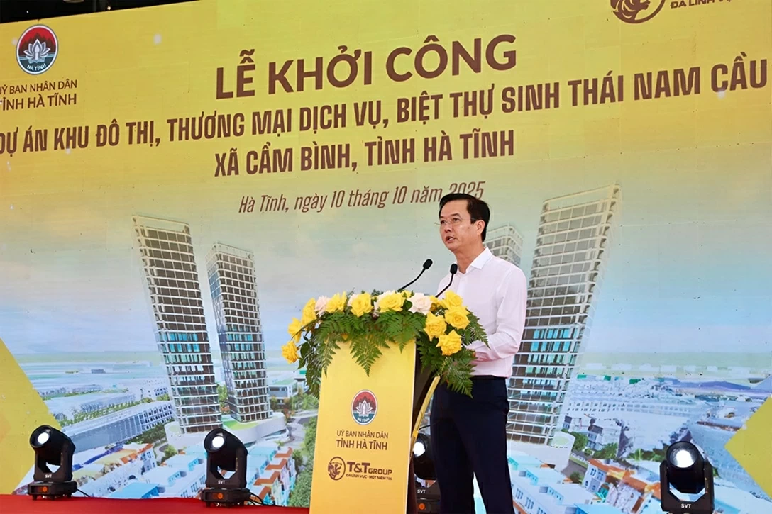 T&T Group khởi công khu đô thị sinh thái kiểu mẫu đầu tiên ở phía Nam Hà Tĩnh