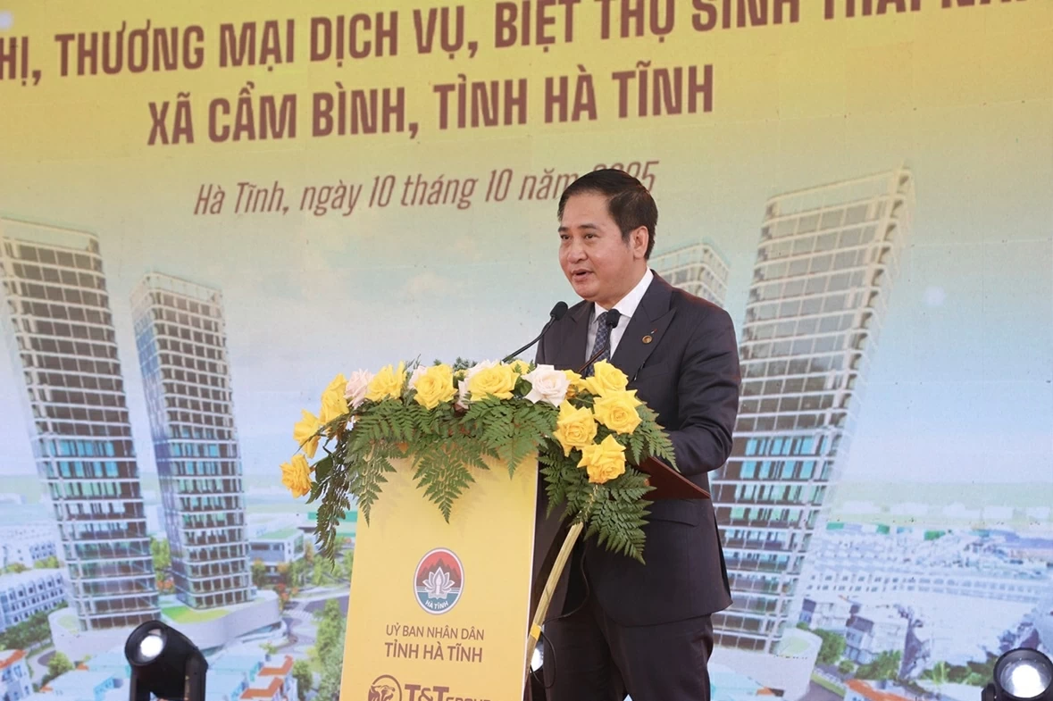 T&T Group khởi công khu đô thị sinh thái kiểu mẫu đầu tiên ở phía Nam Hà Tĩnh