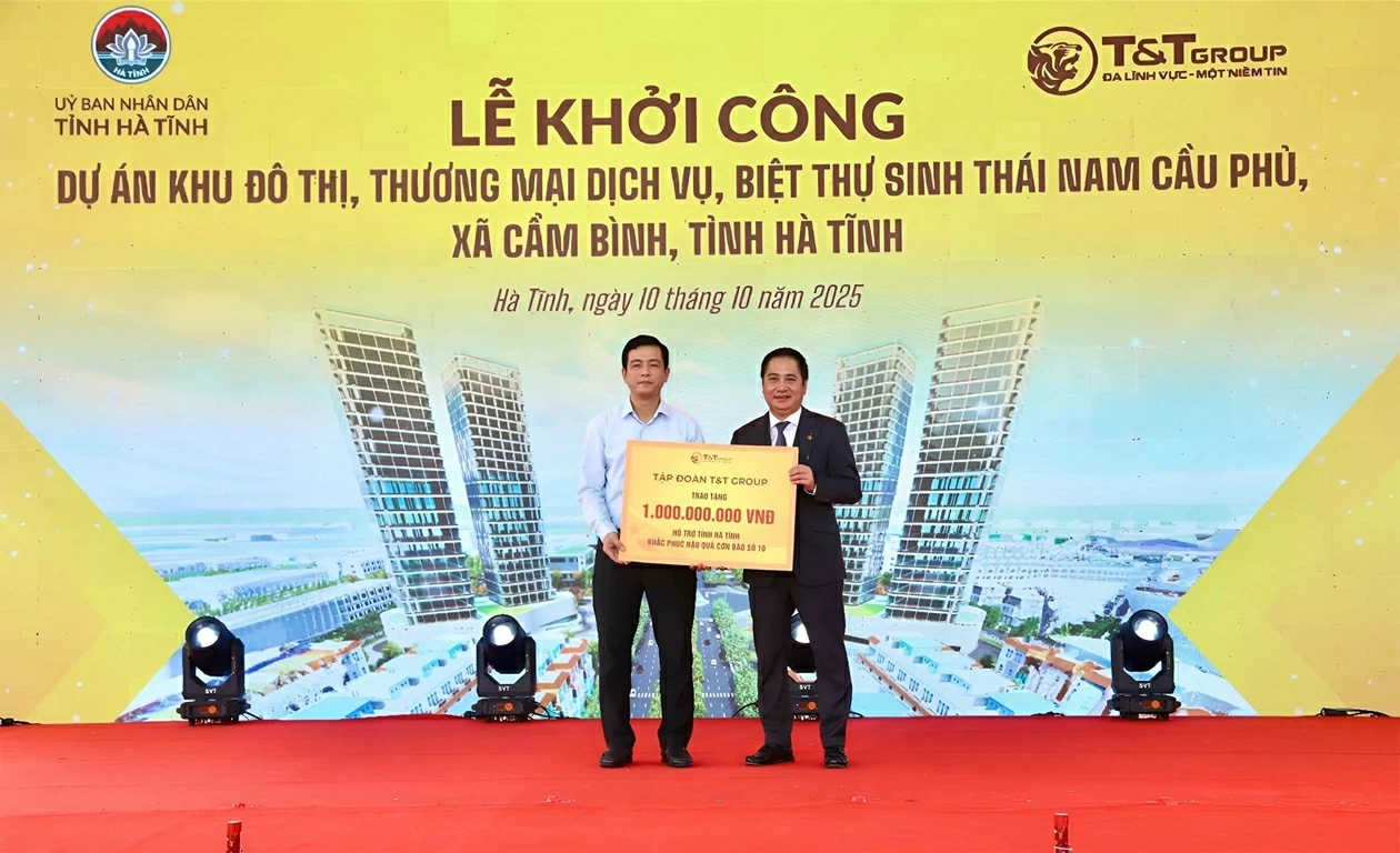 T&T Group khởi công khu đô thị sinh thái kiểu mẫu đầu tiên ở phía Nam Hà Tĩnh