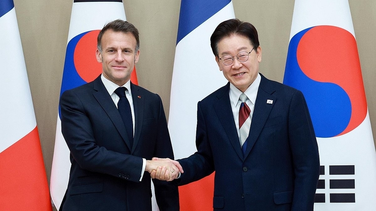 Hàn Quốc-Pháp phối hợp bảo đảm an toàn eo biển Hormuz, nhất trí tăng cường hợp tác an ninh