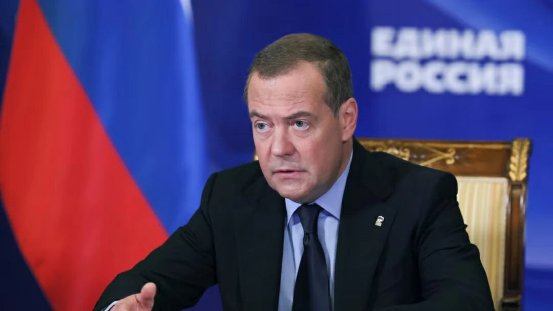 Phó Chủ tịch Hội đồng An ninh Nga Dmitry Medvedev. (Nguồn: Radio Free Europe) Phó Chủ tịch Hội đồng An ninh Nga Dmitry Medvedev. (Nguồn: Radio Free Europe)