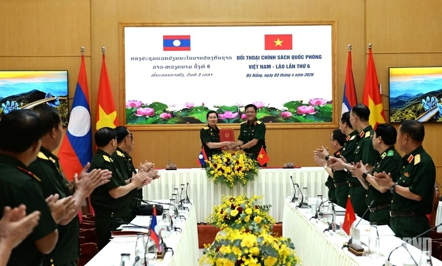 Đối thoại chính sách quốc phòng Việt Nam - Lào lần thứ 6