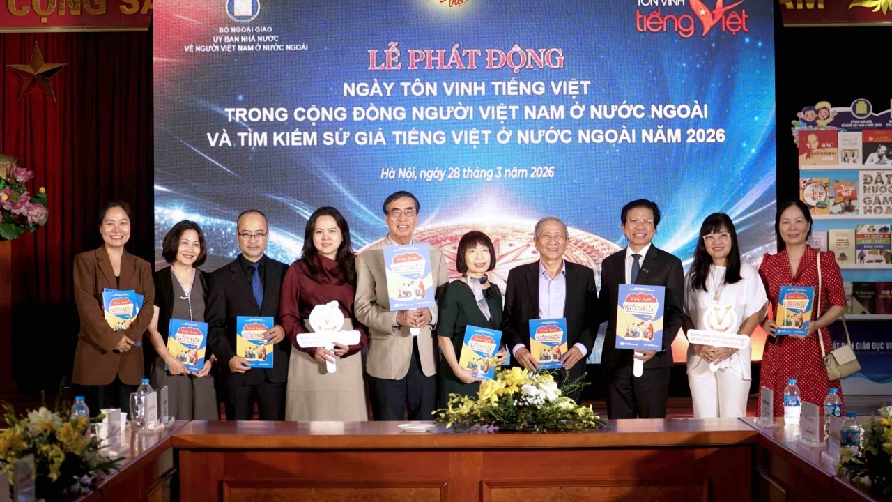 Bộ sách 'Vui học tiếng Việt' góp phần gìn giữ tiếng mẹ đẻ trong cộng đồng người Việt toàn cầu