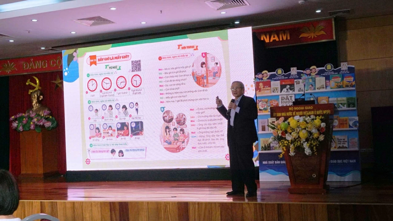 Ra mắt bộ sách 'Vui học tiếng Việt': Góp phần gìn giữ tiếng mẹ đẻ trong cộng đồng người Việt toàn cầu